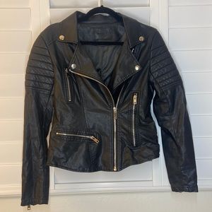 Blank NYC Leather Jacket- Small